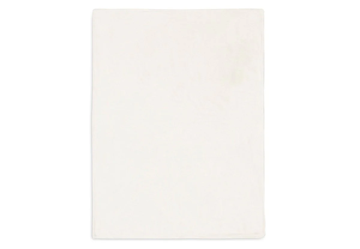Jollein Wiegdeken Basic Knit Ivory/Coral Fleece 75X100Cm - Image 2