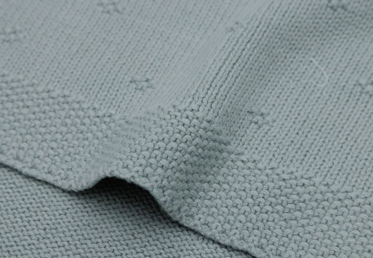Jollein Wiegdeken Cosy Knit Sea Green 75 X 100 Cm - Image 4