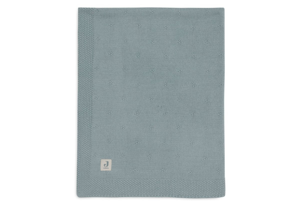 Jollein Wiegdeken Cosy Knit Sea Green 75 X 100 Cm - Image 5
