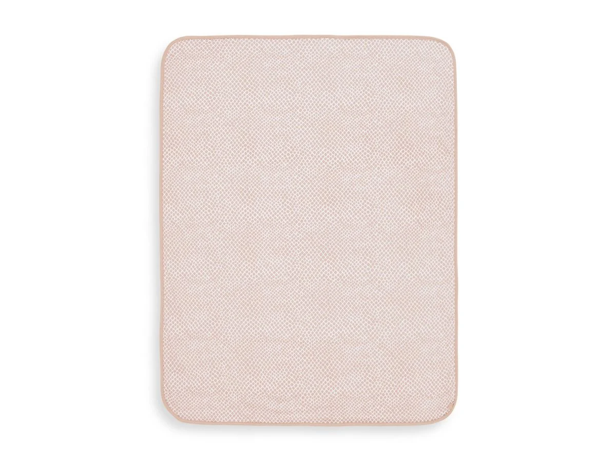 Jollein Wiegdeken Jersey Snake Pale Pink 75x100cm