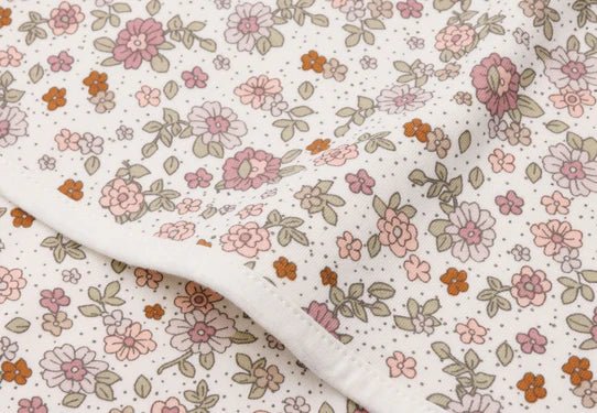 Jollein Wiegdeken Retro Flowers 75X100cm - Image 3