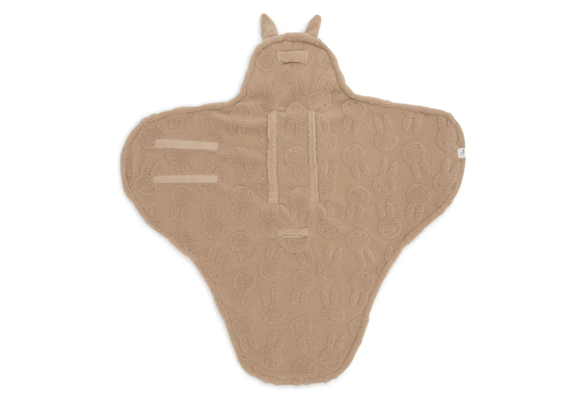 Jollein Wikkeldeken Baby Miffy Jacquard Teddy/Biscuit - Image 3