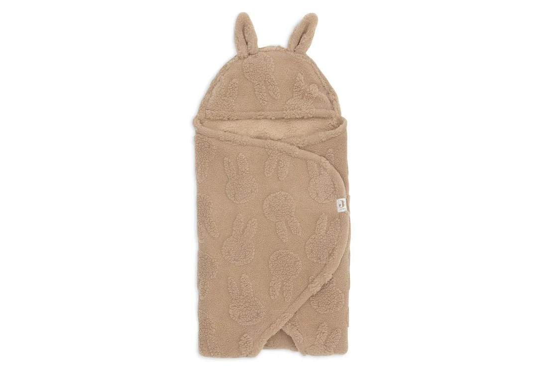 Jollein Wikkeldeken Baby Miffy Jacquard Teddy/Biscuit - Image 4