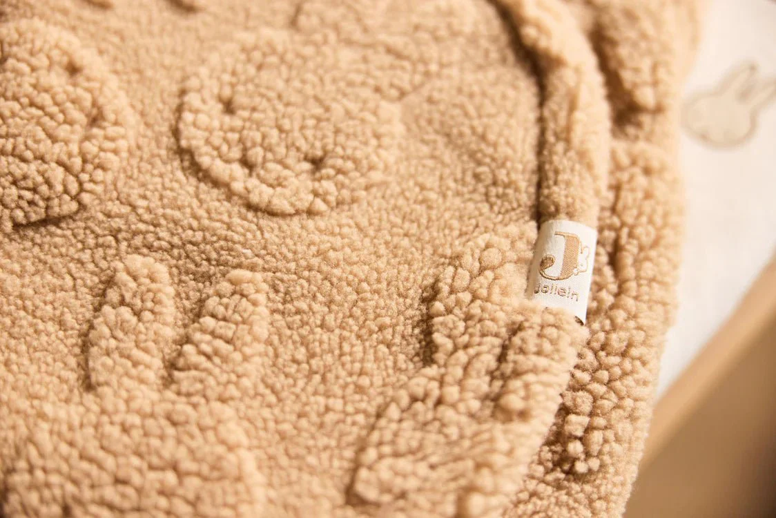 Jollein Wikkeldeken Baby Miffy Jacquard Teddy/Biscuit - Image 8