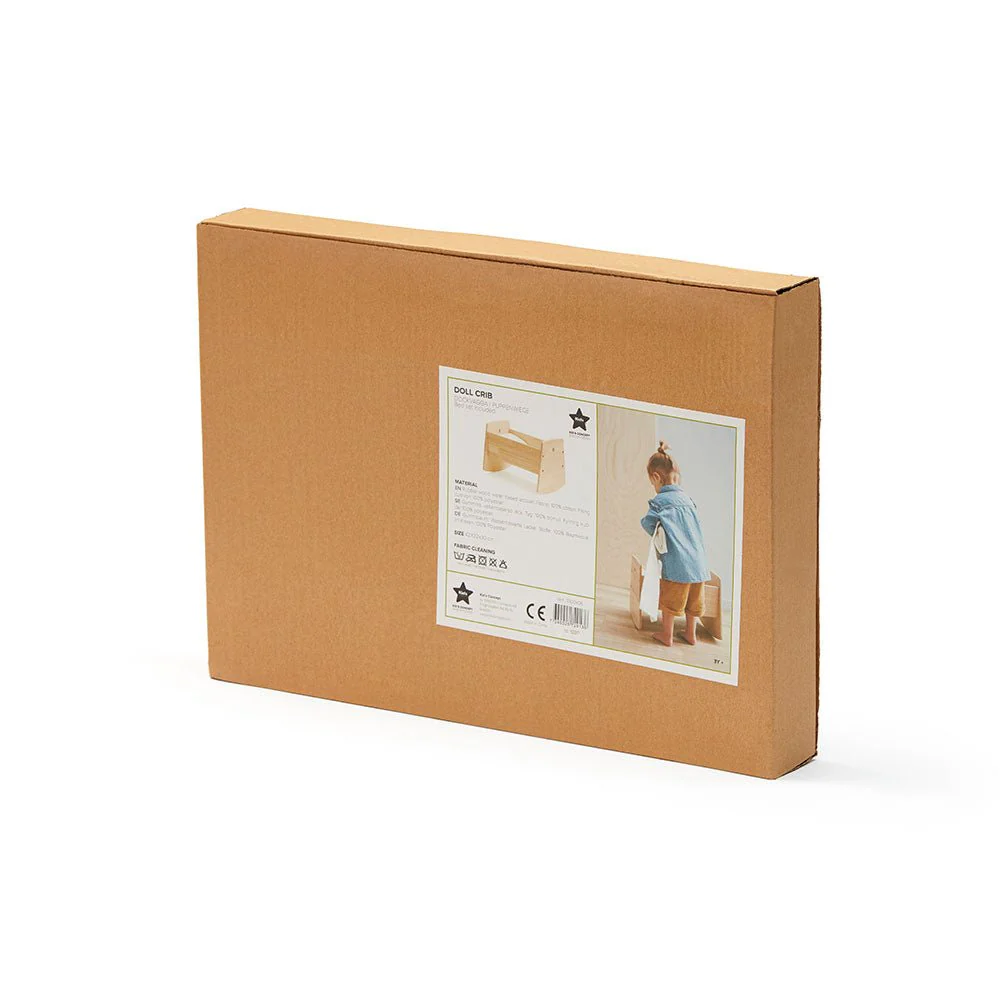 Kid's Concept Houten Poppenwieg met Beddengoed - Image 5