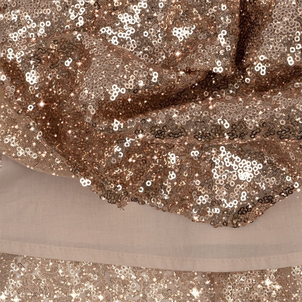 Konges Sløjd Baby Jurkje Starla Sequin Gold Blush - Image 5