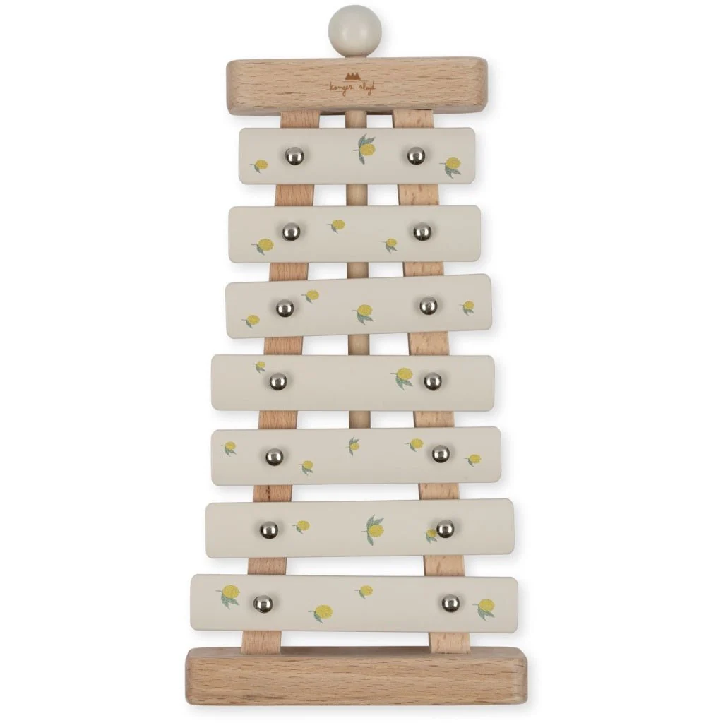 Konges Sløjd Houten Speelgoed Music Xylophone Lemon And Cherry Fsc Lemon - Image 5