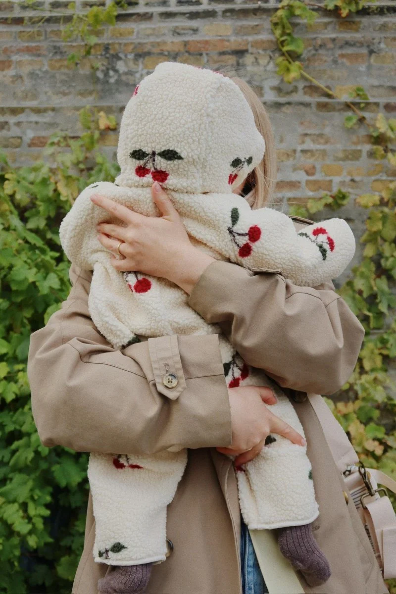 Konges Sløjd Kinderonesie Jody Teddy Ma Grande Cerise - Image 4