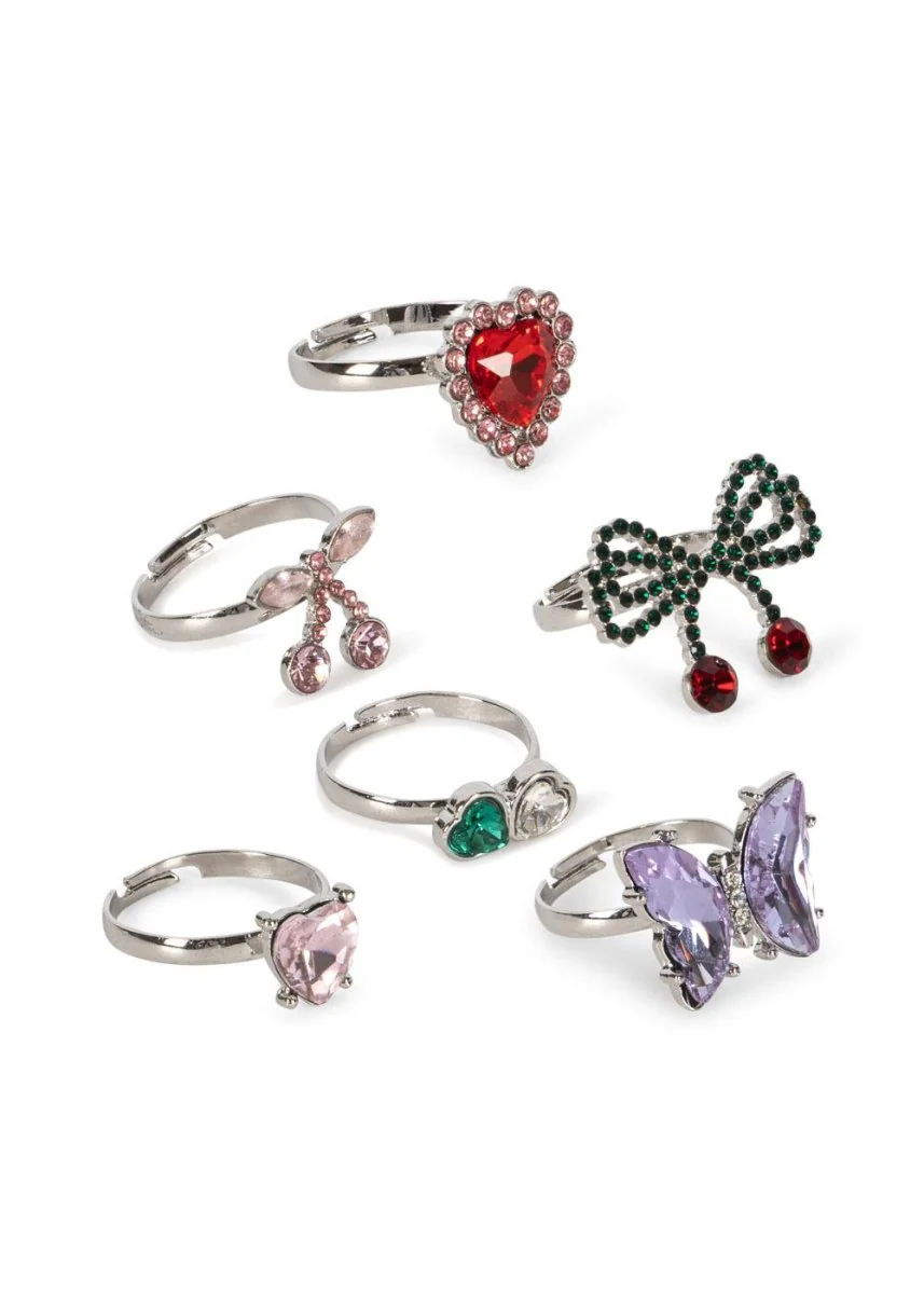 Konges Slojd Sieraden Set Ringen 14 Delig Multi - Image 3