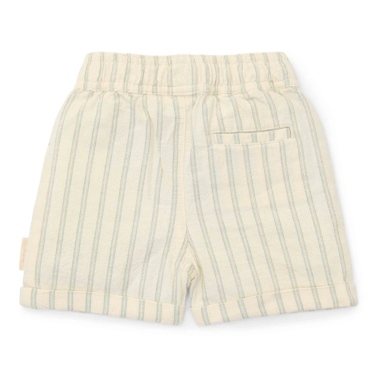 Little Dutch Baby Broekje Kort Forest Green Stripe - Image 2