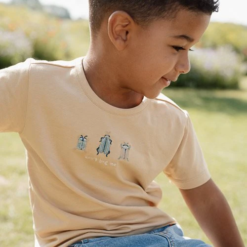Little Dutch Baby Shirt Korte Mouw Almond - Image 4