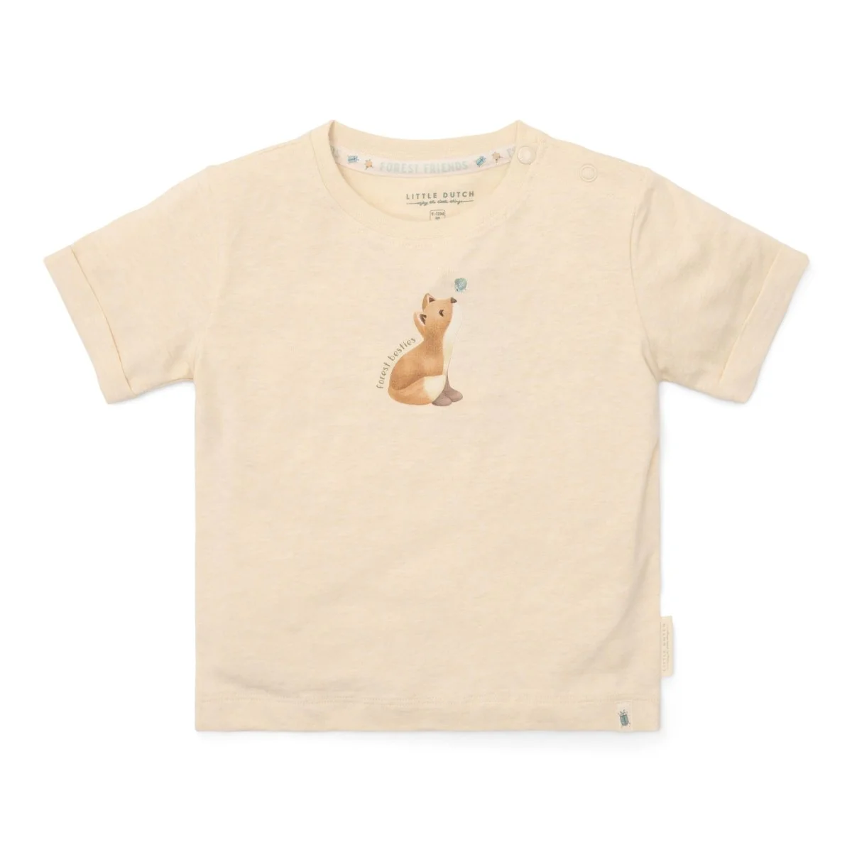 Little Dutch Baby Shirt Korte Mouw Birch Melange