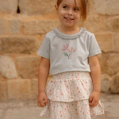 Little Dutch Baby Shirt Korte Mouw Fairy Mint - Image 3