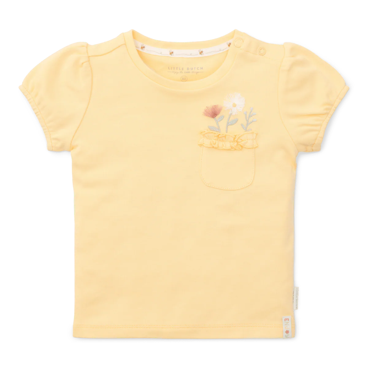 Little Dutch Baby Shirt Korte Mouwen Honey Yellow