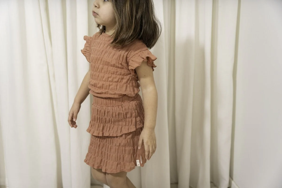 Little Dutch Baby Shirt Korte Mouwen Rose Pink - Image 3