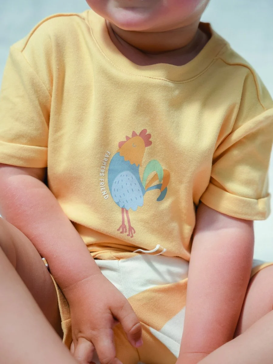 Little Dutch Baby Shirt Korte Mouwen Sunny Yellow - Image 4