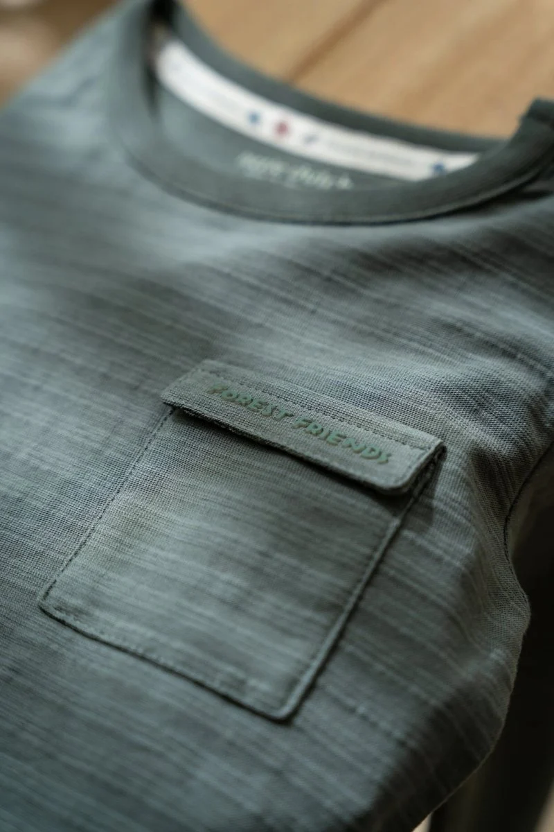 Little Dutch Baby Shirt Lange Mouw Night Green - Image 4
