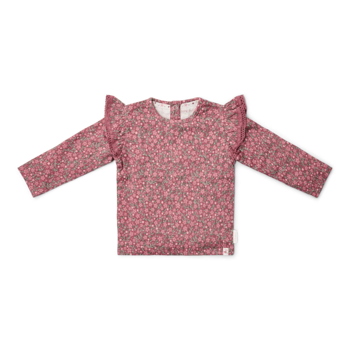 Little Dutch Baby Shirt Lange Mouw Rouge Flower