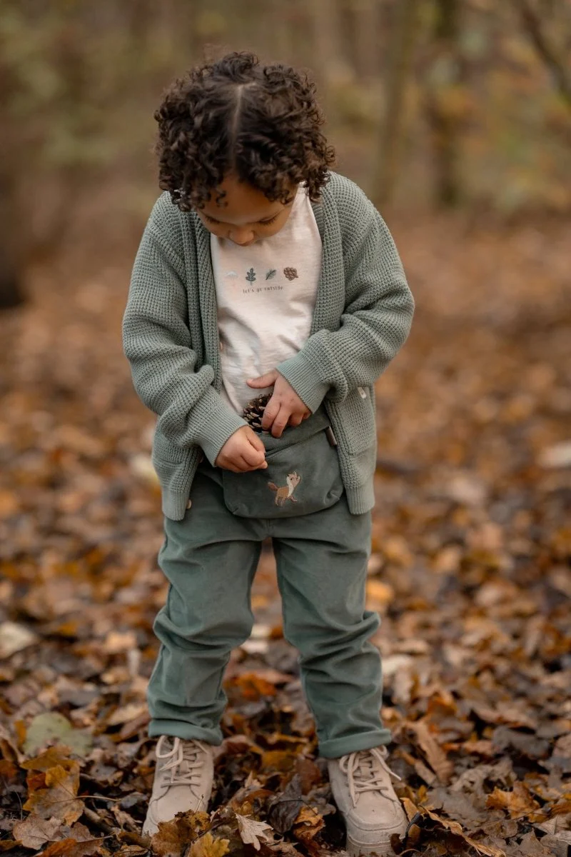 Little Dutch Baby Shirt Lange Mouw Sand Melee Forest - Image 3