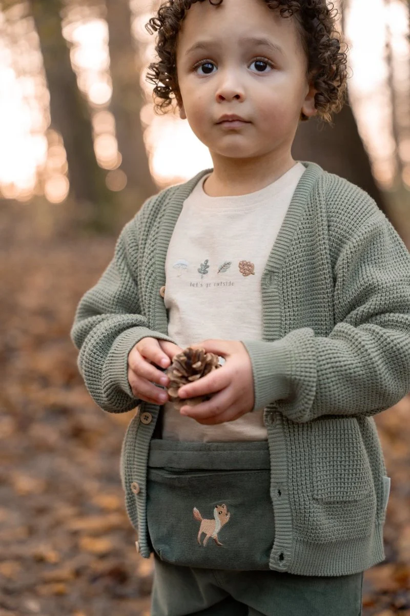 Little Dutch Baby Shirt Lange Mouw Sand Melee Forest - Image 6