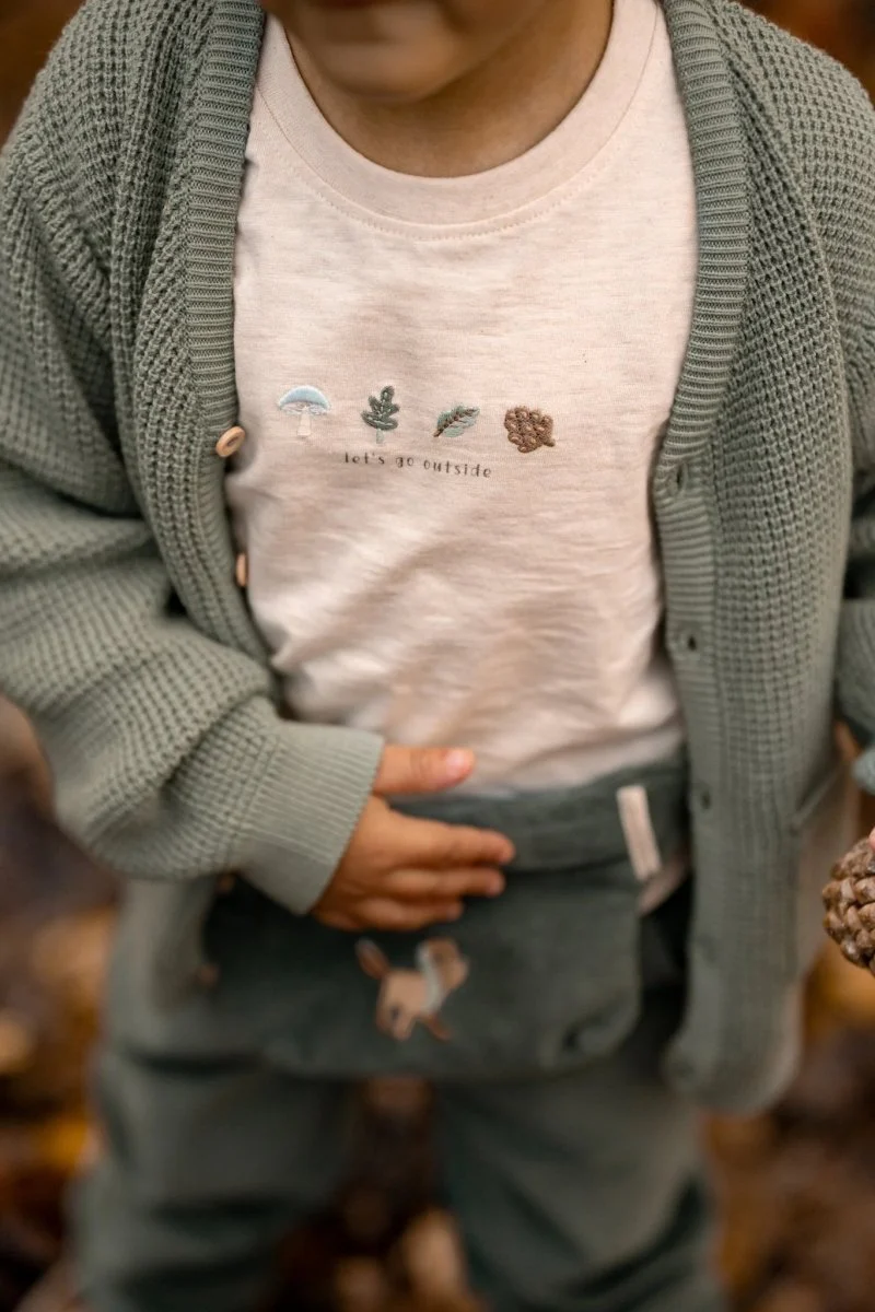 Little Dutch Baby Shirt Lange Mouw Sand Melee Forest - Image 7