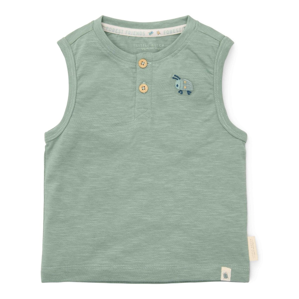 Little Dutch Baby Shirt Mouwloos Forest Green