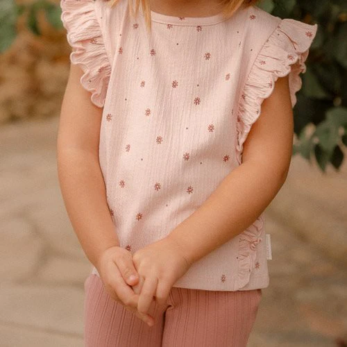 Little Dutch Baby Shirt Mouwloos Lotus - Image 3
