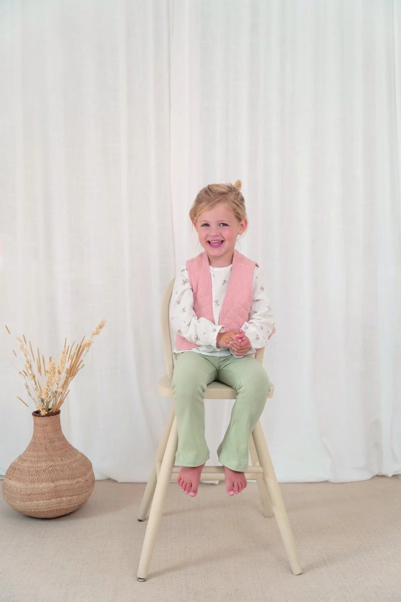Little Dutch Baby Vestje Mousseline Flower Pink - Image 3