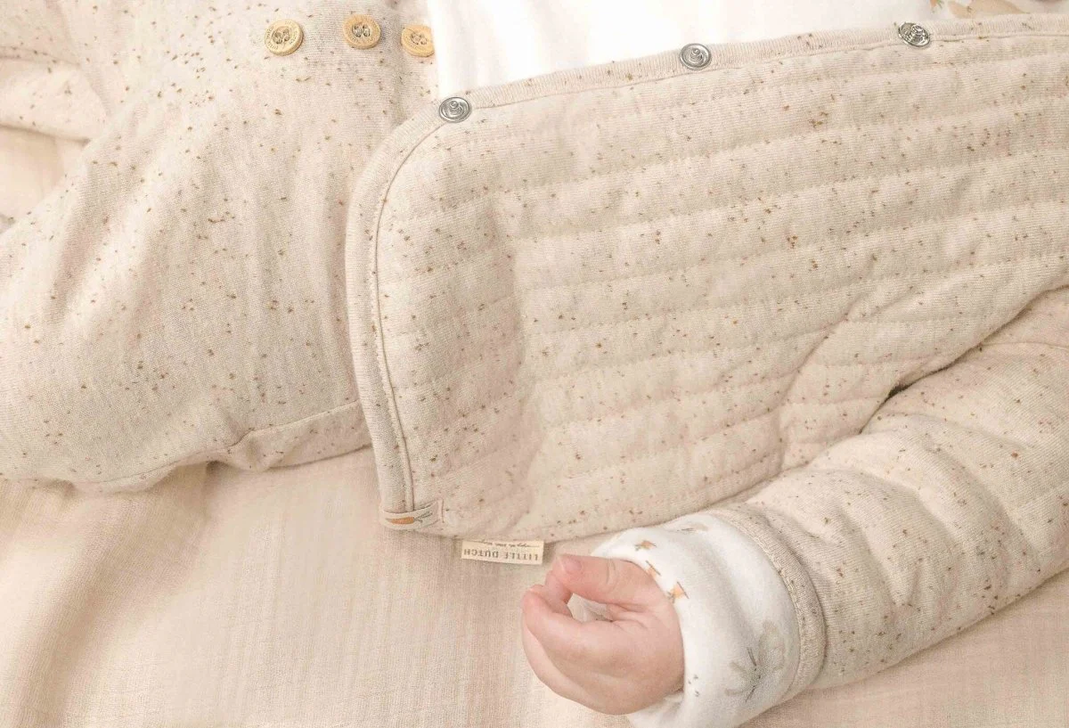 Little Dutch Babyjasje Reversible Baby Bunny/Nappy Sand - Image 4