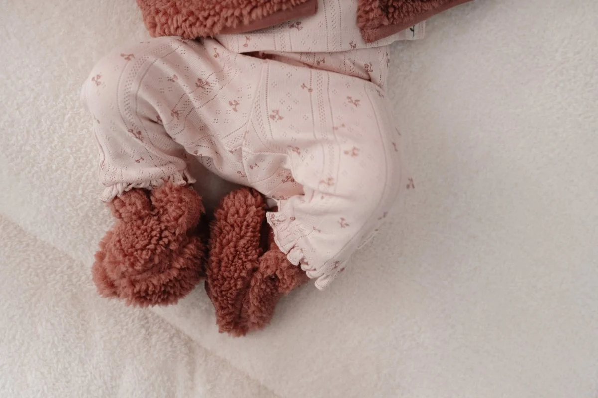 Little Dutch Babyslofjes Teddy Pink Blush - Image 5