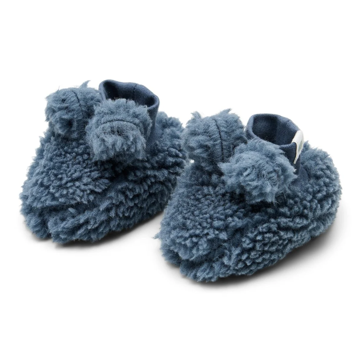 Little Dutch Babyslofjes Teddy Stone Blue