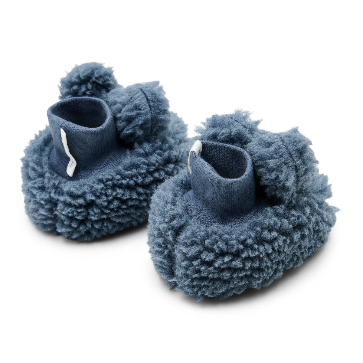 Little Dutch Babyslofjes Teddy Stone Blue - Image 2