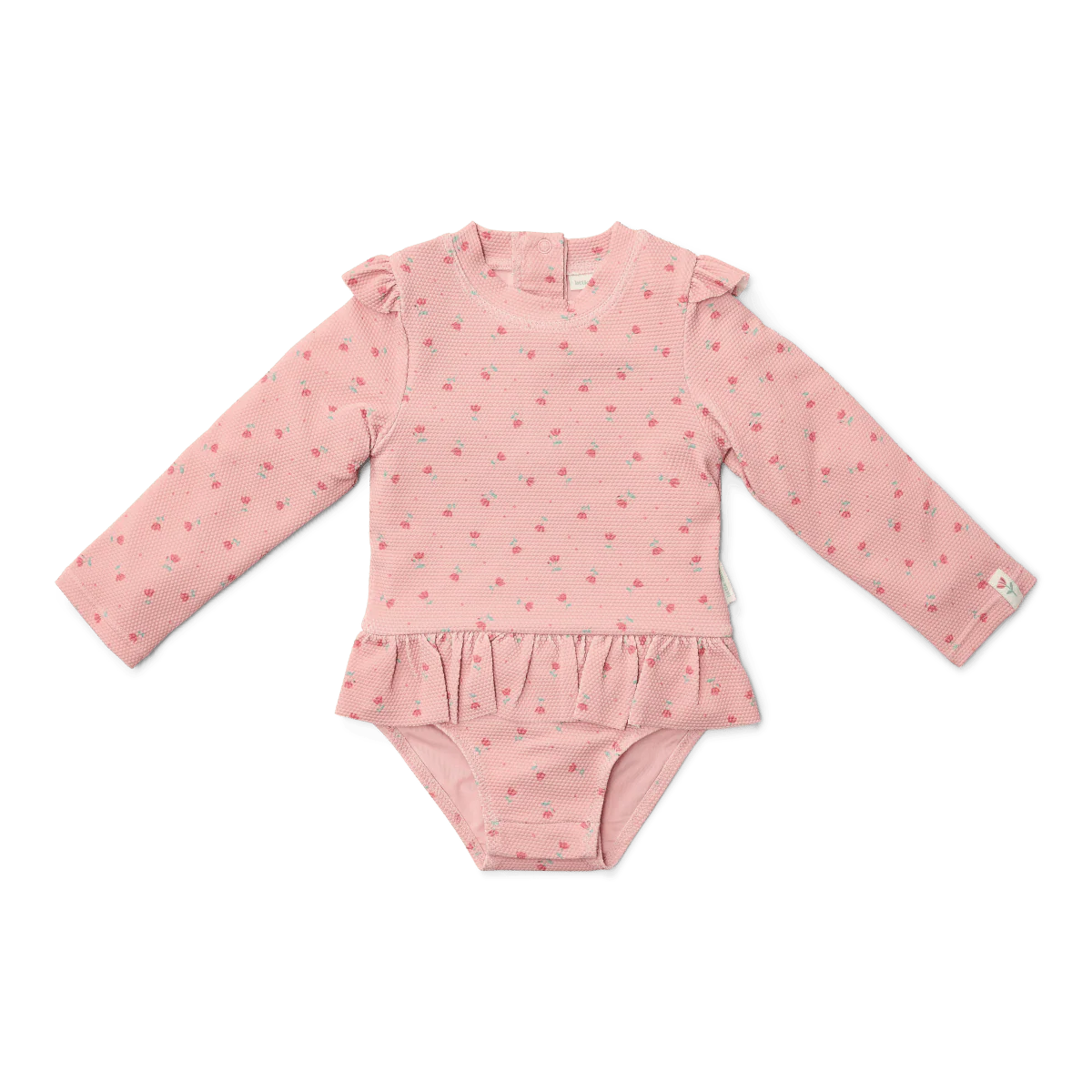 Little Dutch Badpak Kind Sunny Flowers Blush Lange Mouwen