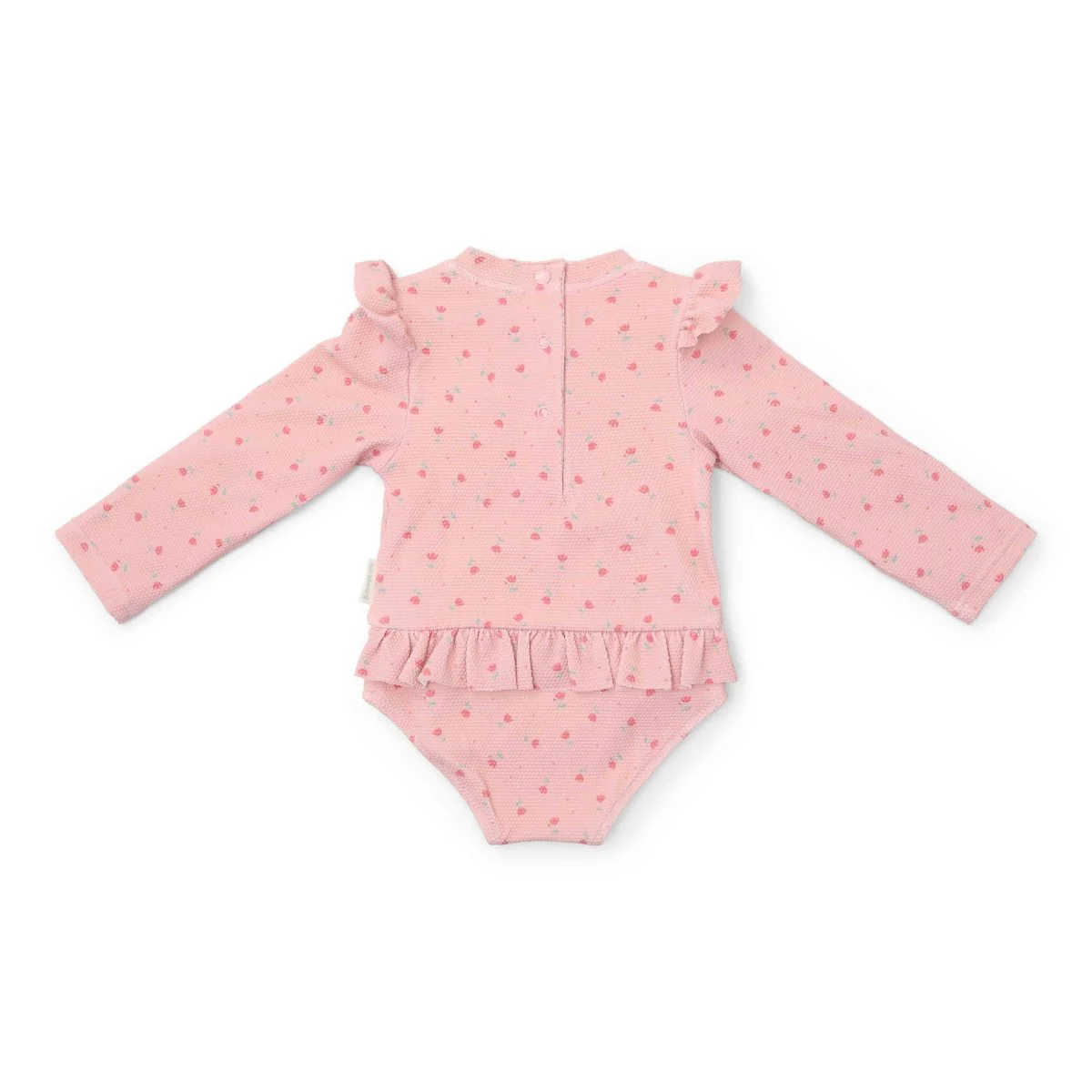 Little Dutch Badpak Kind Sunny Flowers Blush Lange Mouwen - Image 2