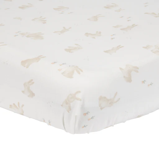 Little Dutch Hoeslaken Ledikant Wit Baby Bunny 70X140/150Cm