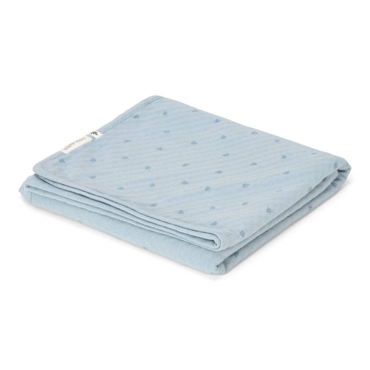 Little Dutch Ledikantdeken Pure Denim Blue