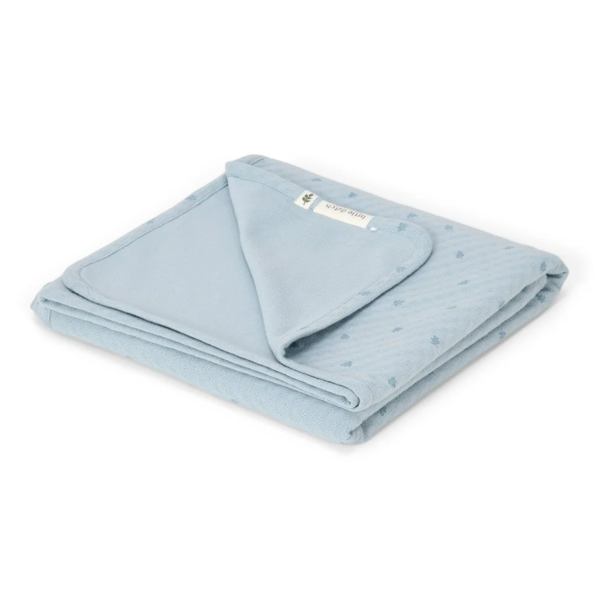 Little Dutch Ledikantdeken Pure Denim Blue - Image 2