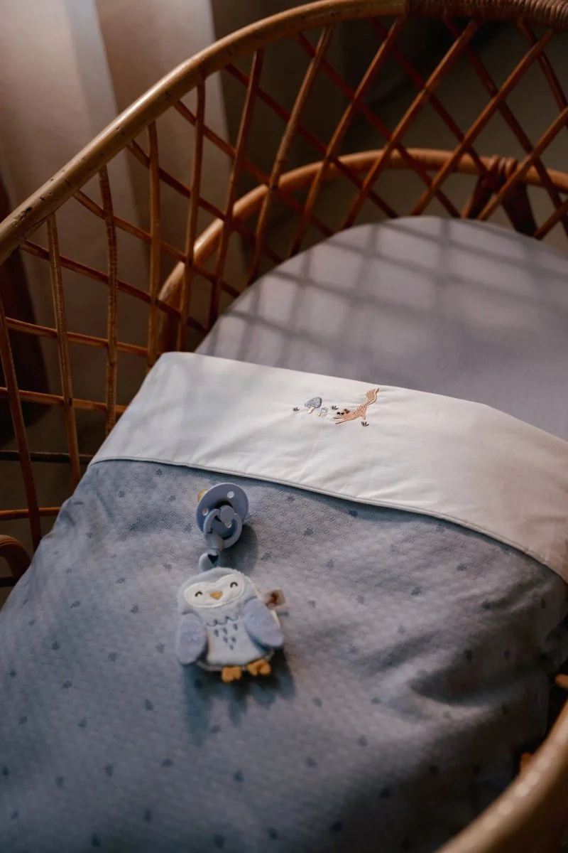 Little Dutch Ledikantdeken Pure Denim Blue - Image 5