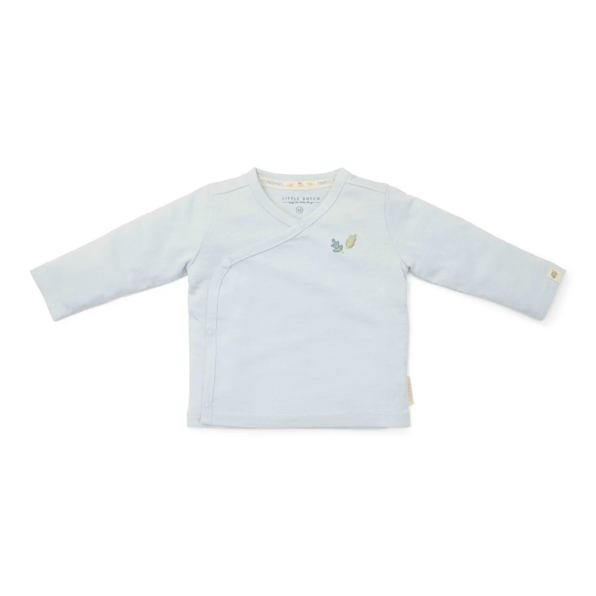Little Dutch Overslag Shirt Baby Lange Mouw Baby Blue