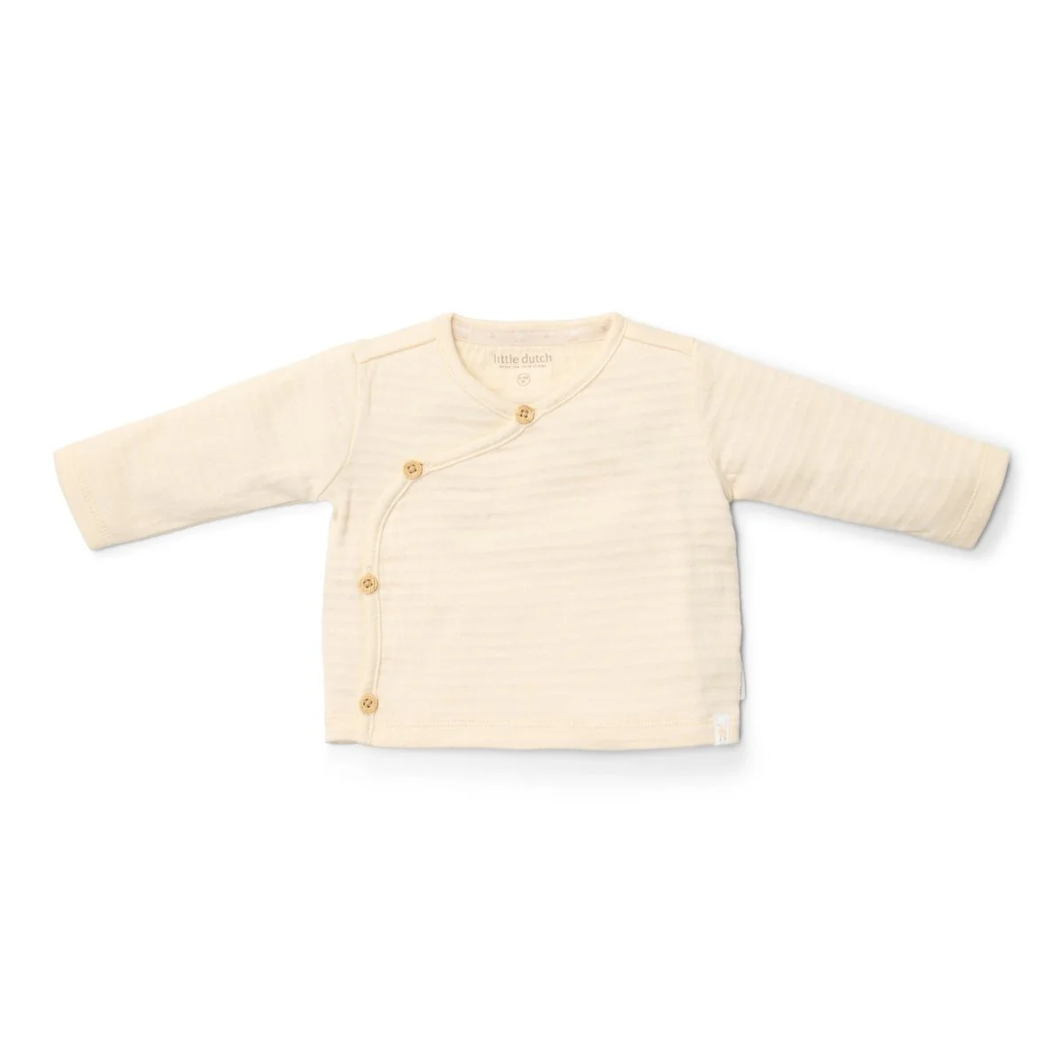 Little Dutch Overslag Shirt Baby Lange Mouw Creme