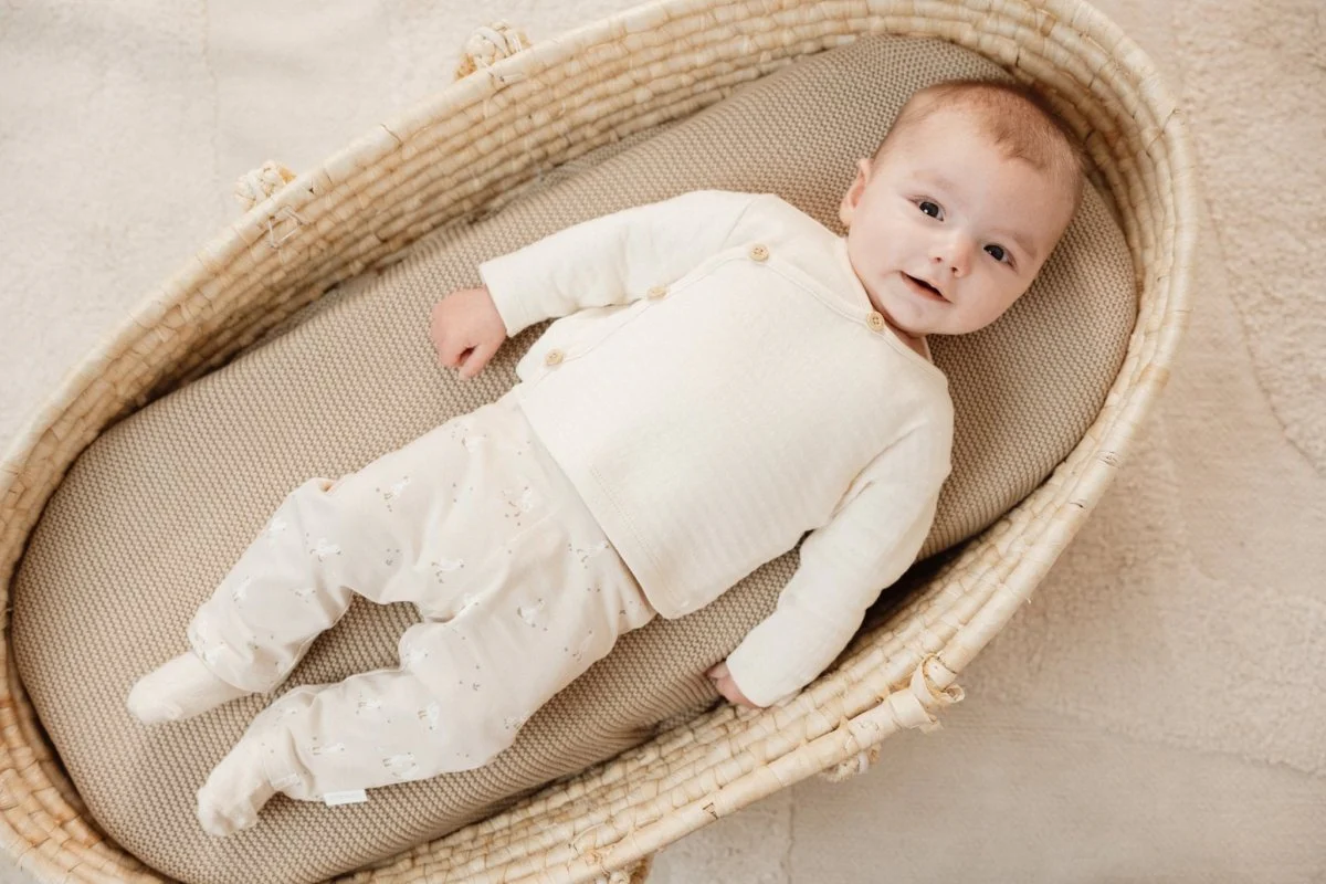 Little Dutch Overslag Shirt Baby Lange Mouw Creme - Image 5