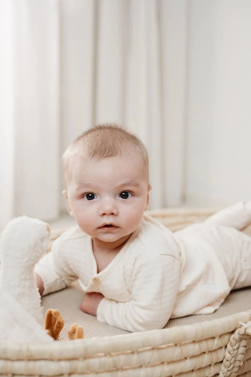 Little Dutch Overslag Shirt Baby Lange Mouw Creme - Image 6