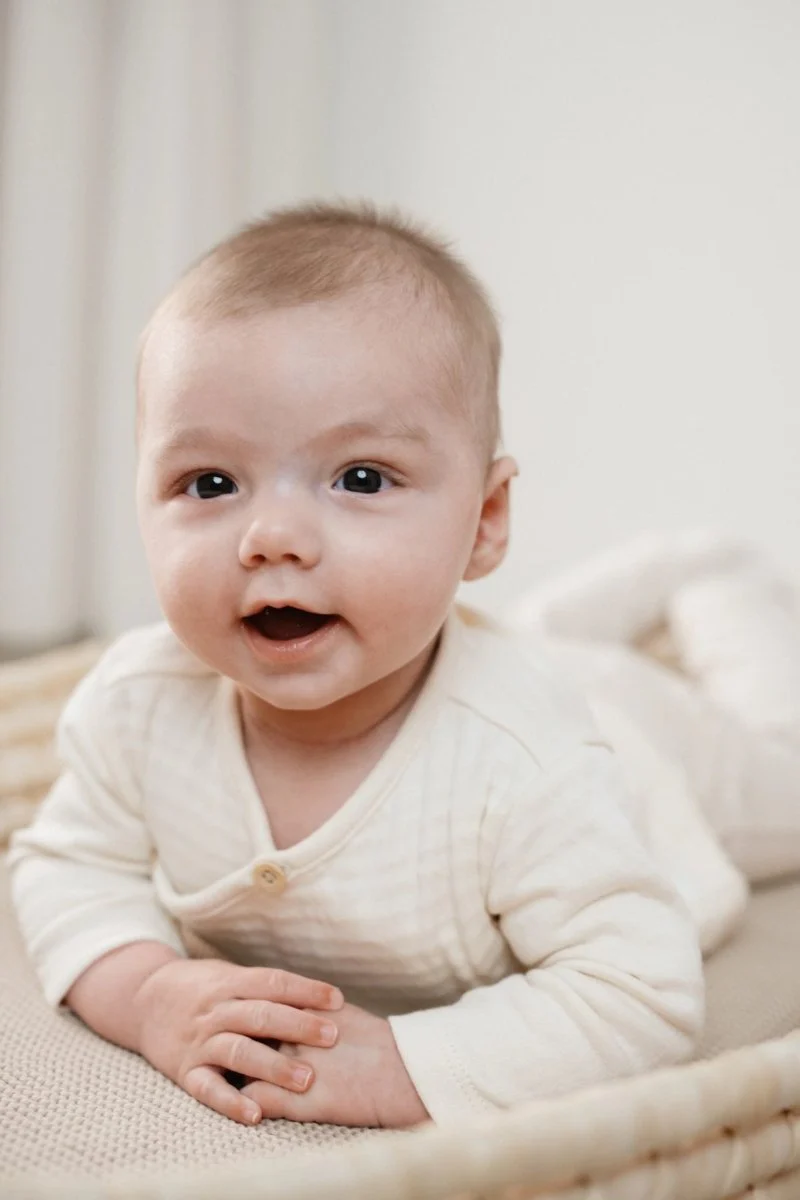 Little Dutch Overslag Shirt Baby Lange Mouw Creme - Image 8