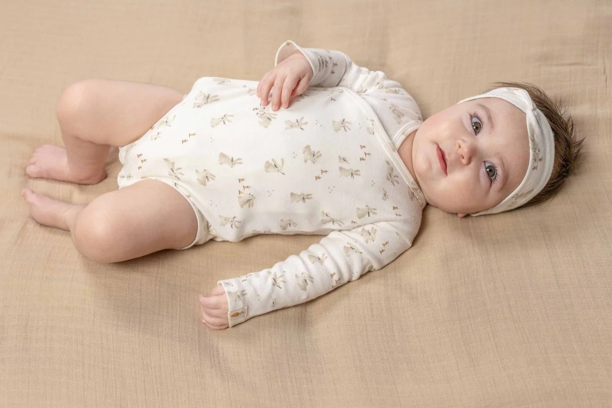 Little Dutch Romper Overslag Lange Mouwen Baby Bunny - Image 3