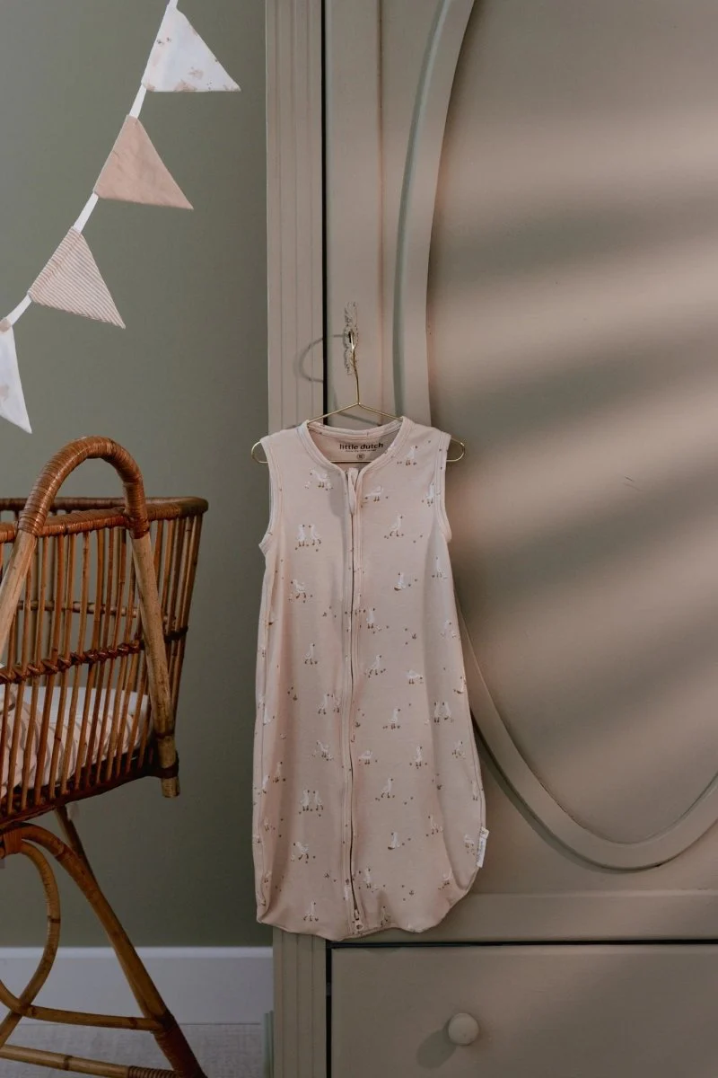 Little Dutch Slaapzak Baby Zomer Little Goose Beige - Image 4