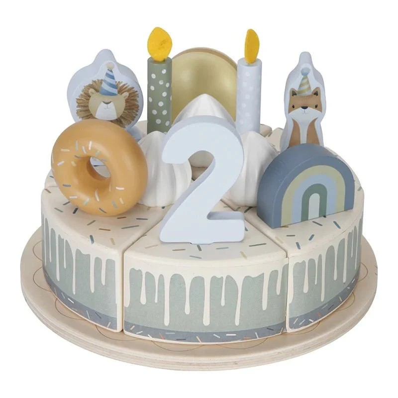 Little Dutch Speelgoed Taart Blauw - Image 3