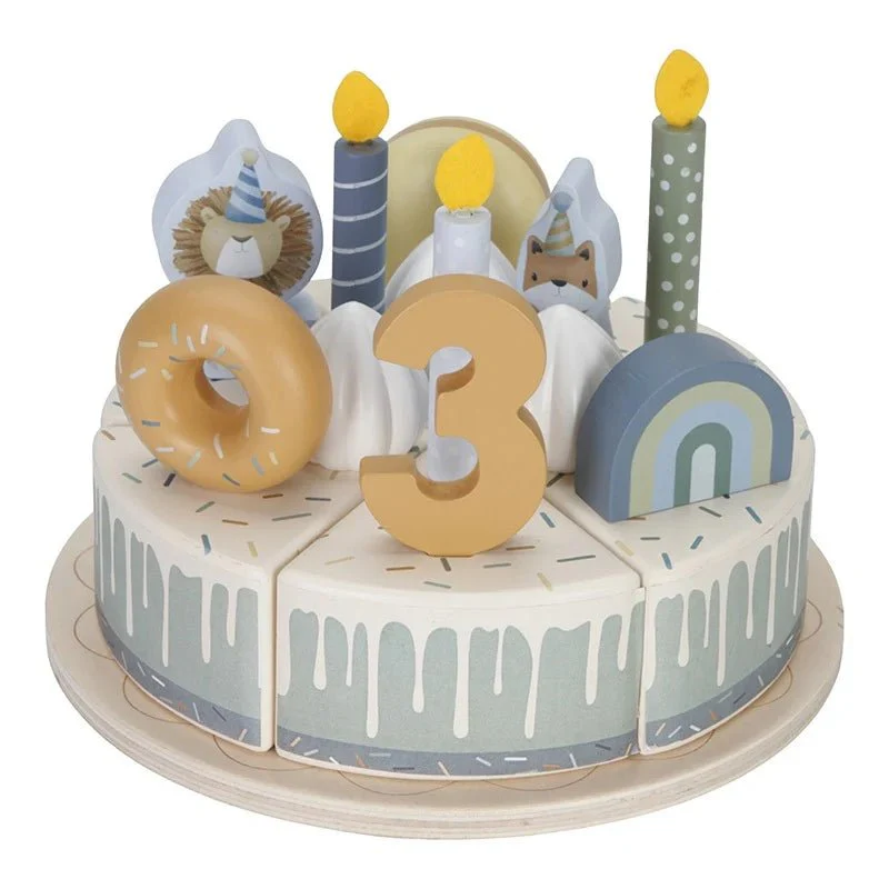 Little Dutch Speelgoed Taart Blauw - Image 4