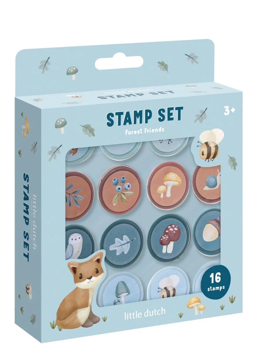 Little Dutch Stempelset Forest Friends 12St - Image 6