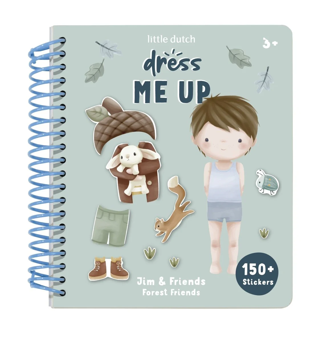 Little Dutch Stickerboek Jim Forest Friends 24 Bladzijdes