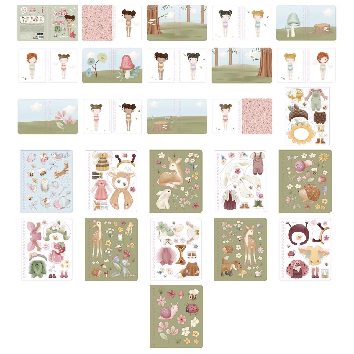 Little Dutch Stickerboek Rosa Fairy Garden 24 Bladzijdes - Image 2